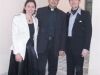 Marco Clerici con don Paolo Lobiati e Marialaura Oltrabella