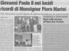 Marco Clerici insieme a Mons. Marini a Parona
