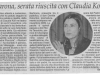 Claudia Koll a Parona con Marco Clerici